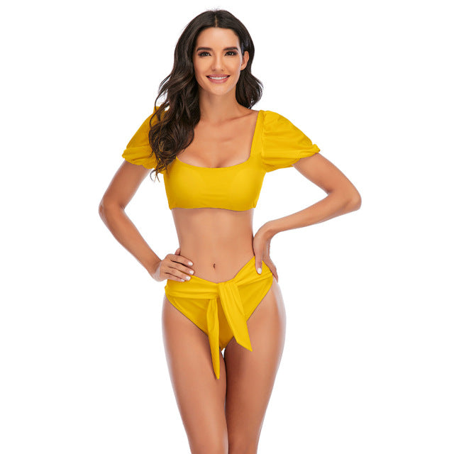 Puff Sleeve Swimsuits