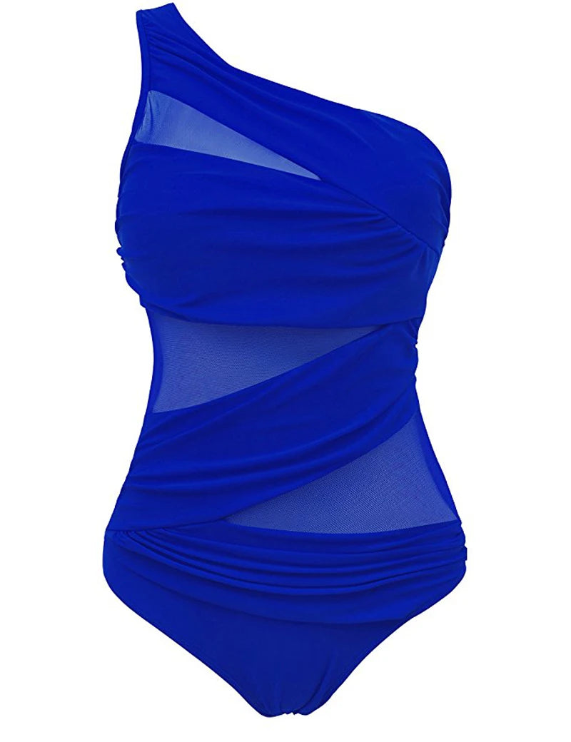 Bandage One-Piece Swimsuits Plus Size