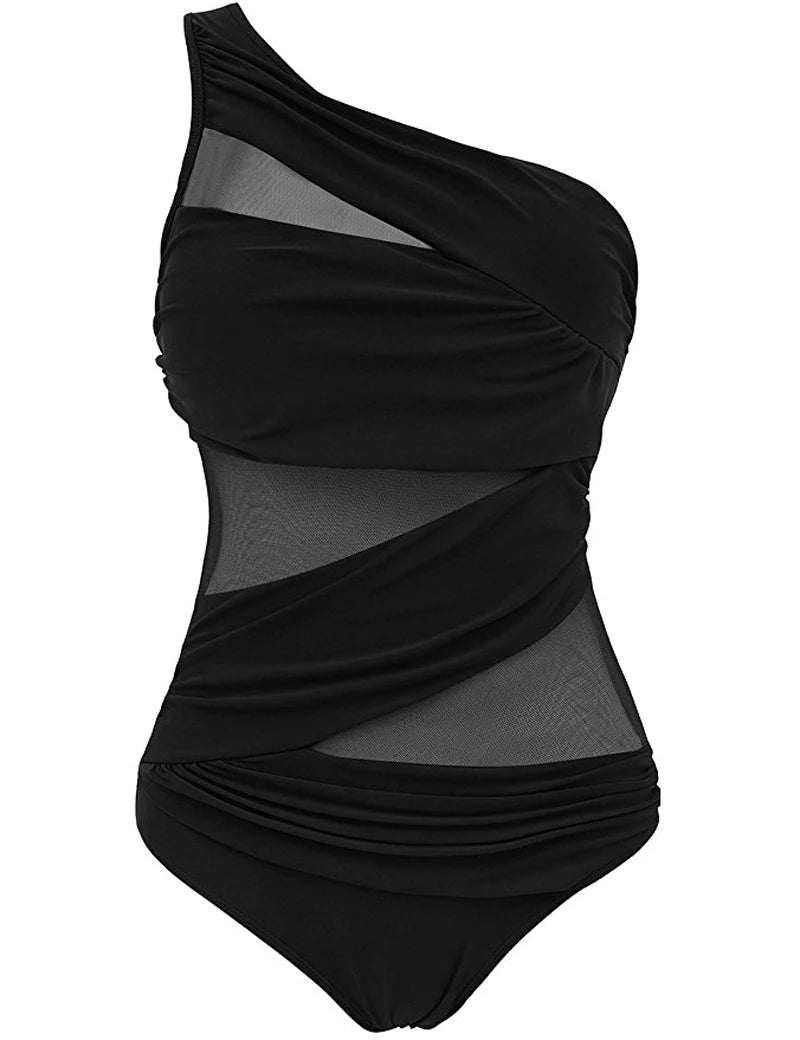 Bandage One-Piece Swimsuits Plus Size